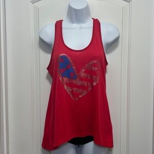 *5/$20* American Flag Heart Tank Top